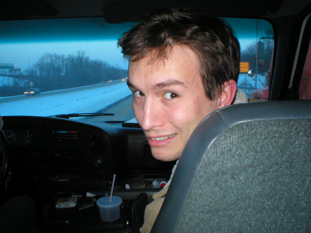 Riding in the van is FUN!